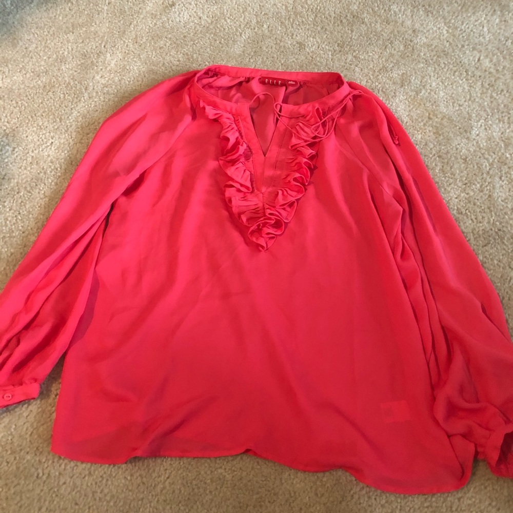 Flowy pink top